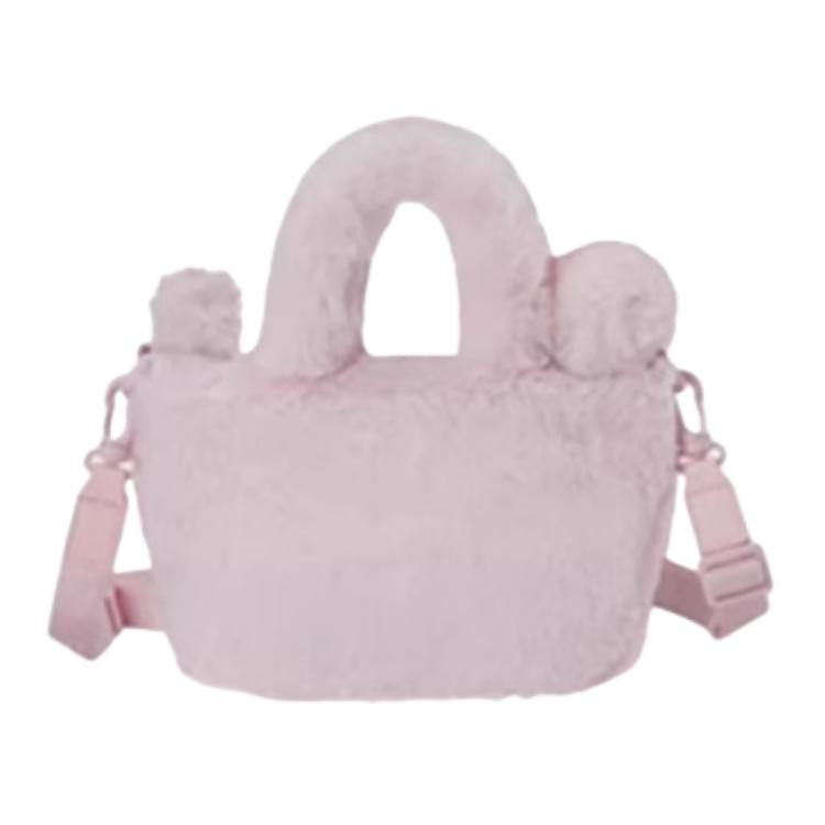 Fila Casual Plush Fabric Shoulder Crossbody Handbag Mini Women handbags Cotton-Candy-White Cream-Pink Newborn-Blue T13W443121F-395581