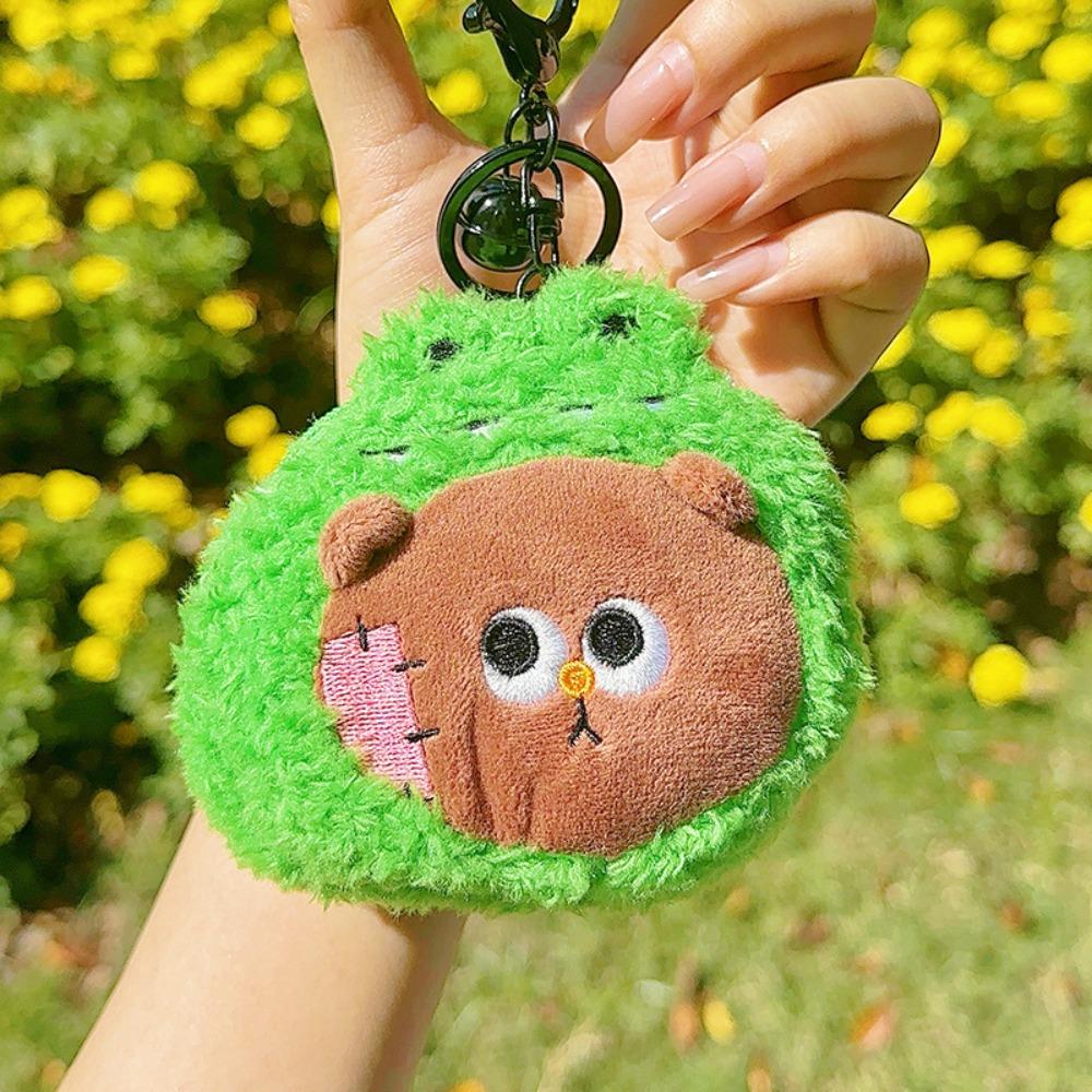 Crocodile Mini Earphone Bag Cute Animal Small Items Bag Portable Storage Bag Keychain  Children