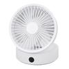 Foldable Desk Fan 3 Speeds Digital Display USB Rechargeable Remote Control Oscillating Desktop Fan with Night Light for