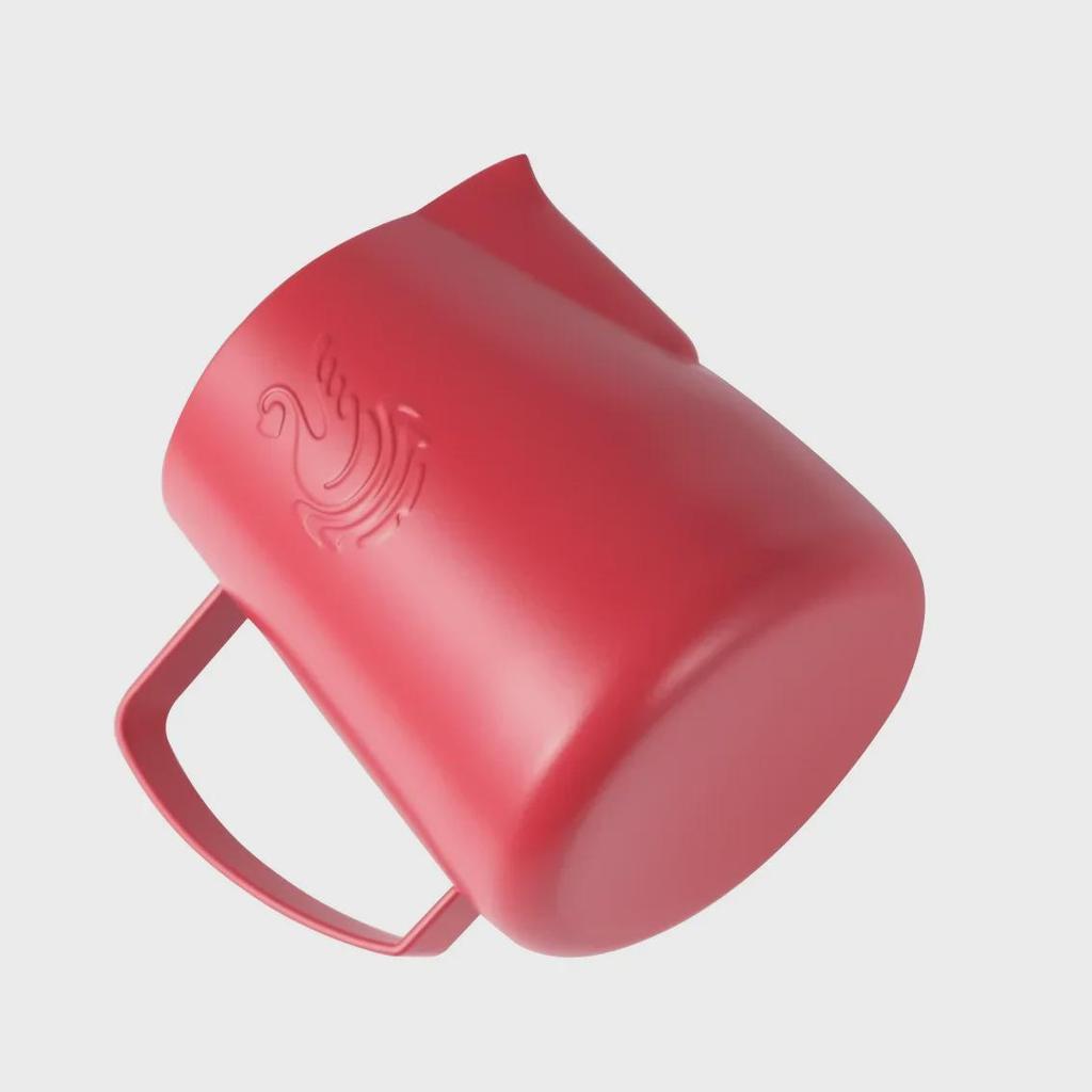 JIBBI Swan Latte Art Cup, 304 Stainless Steel, 400ml Milk Frothing Pitcher