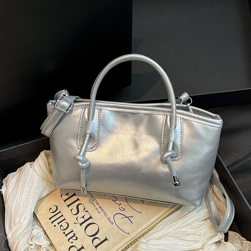 High End Large Capacity Tote Bag Fashionable Handbag Retro Fashionable Shoulder Bag French Texture Crossbody Bag