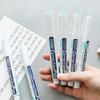 Форма студенческих ручек-корректоров письма Корректирующие ручки Ручки с покрытием для письма Белые жидкостные стирающие ручки