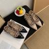 2025 New Pointed Inner Sloping Heel Shallow Rivet with Niche Fashion Women's Single Shoes