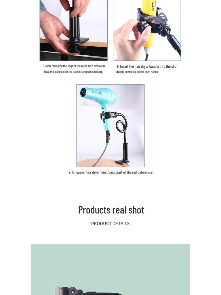 Вращающийся фен для волос без помощи рук и подставка для груминга домашних животных