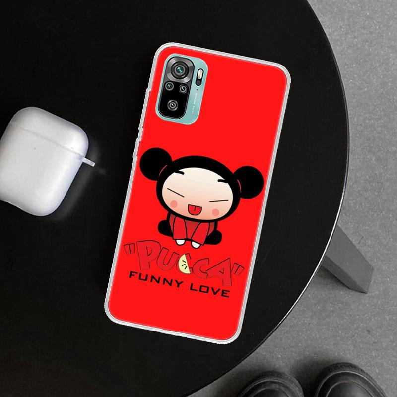 Cute Cartoon Pucca Garu Phone Case Cover for Xiaomi Redmi Note 15 14 13 12 11 Pro Plus 14S 12S 11S 11T 11E 10S 10 Customized Fun