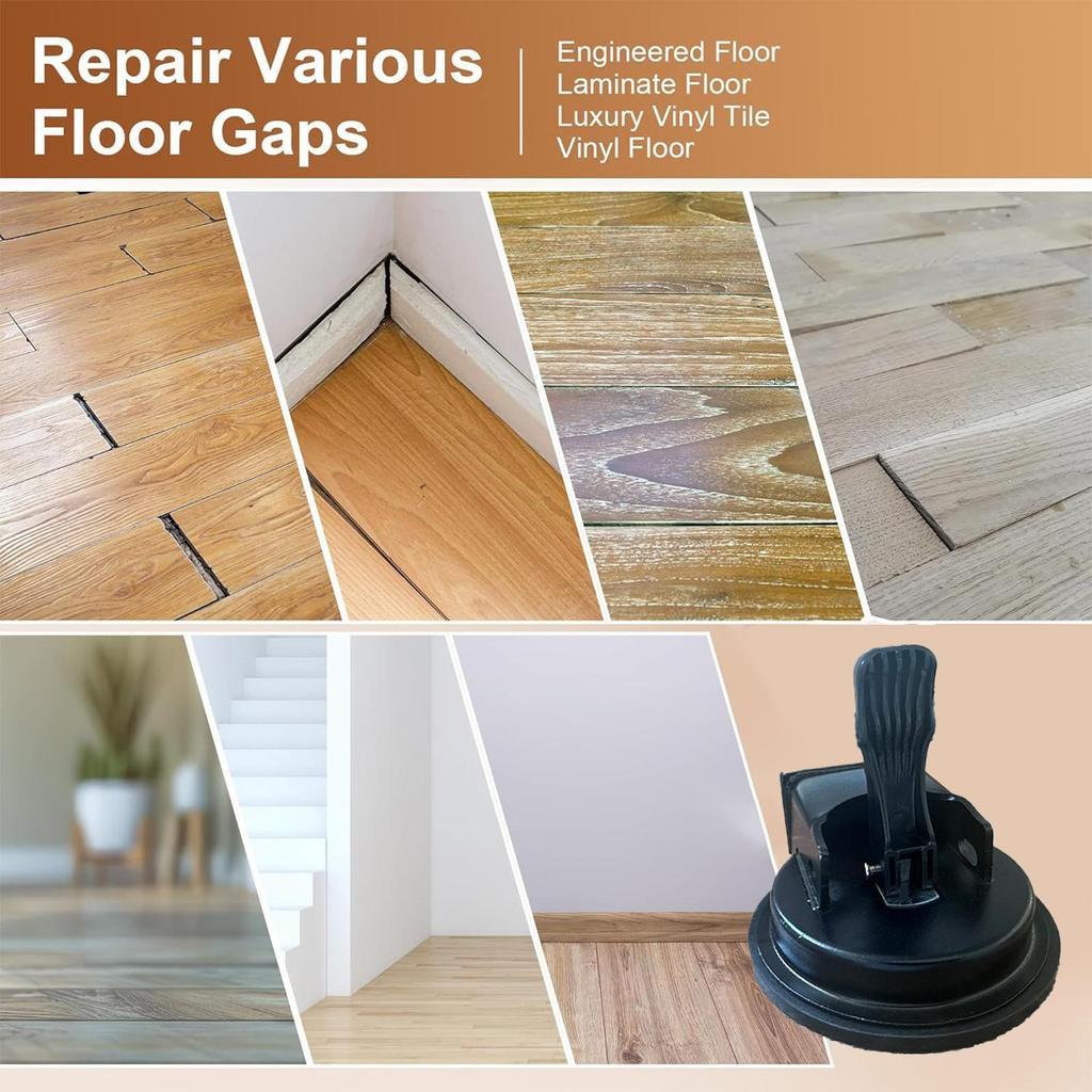 Laminate Floor Suction Cup Tool Ergonomic Grip Fixer Laminate Floor Tools for Crevice Repair Baseboard Hardwood Carpentry Paver