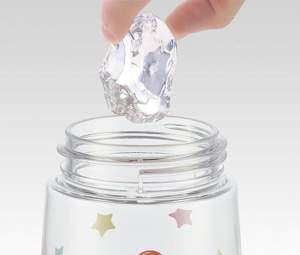 Skater Бутылка для воды прозрачная с трубочкой Snoopy Disney 480 мл PDSH5 детская