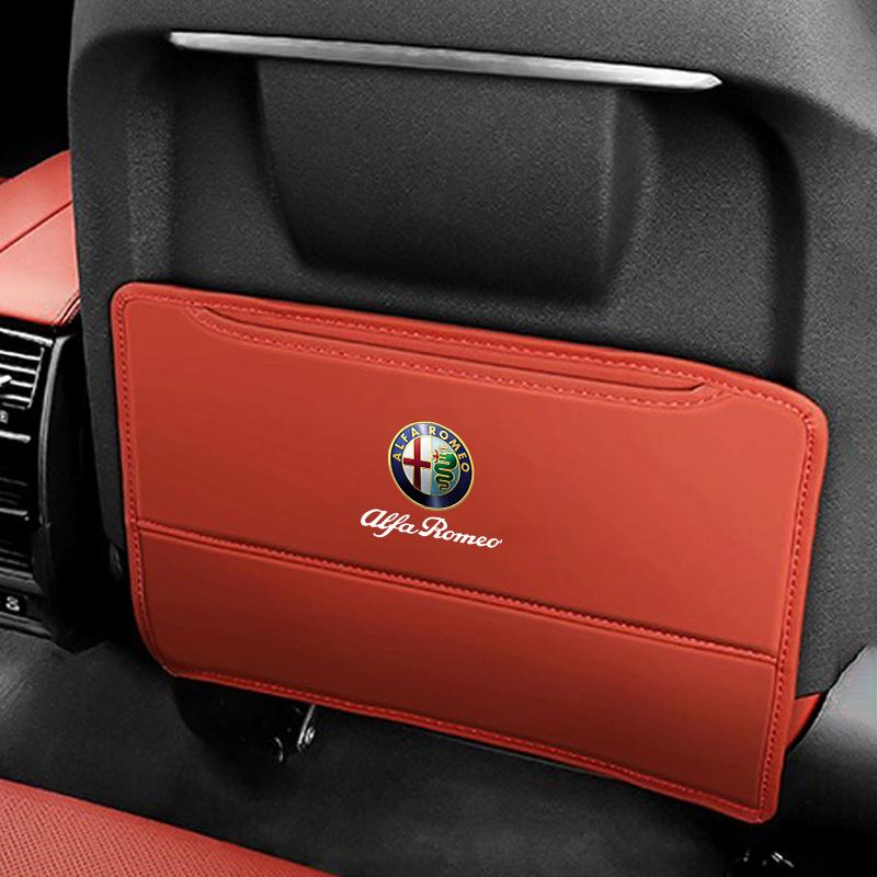 For Alfa Romeo Car Seat Anti Kick Pad Wear Resistant Anti-fouling Mat For Alfa Romeo Giulietta GT 159 147 156 Mito Brera Giulia