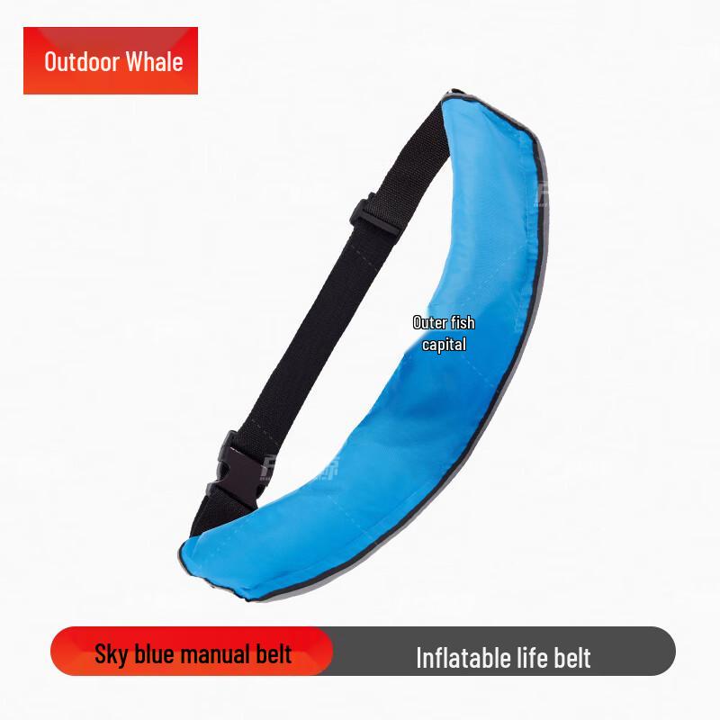 Outdoor Whale Inflatable Life Belt for Adult Water Rescue