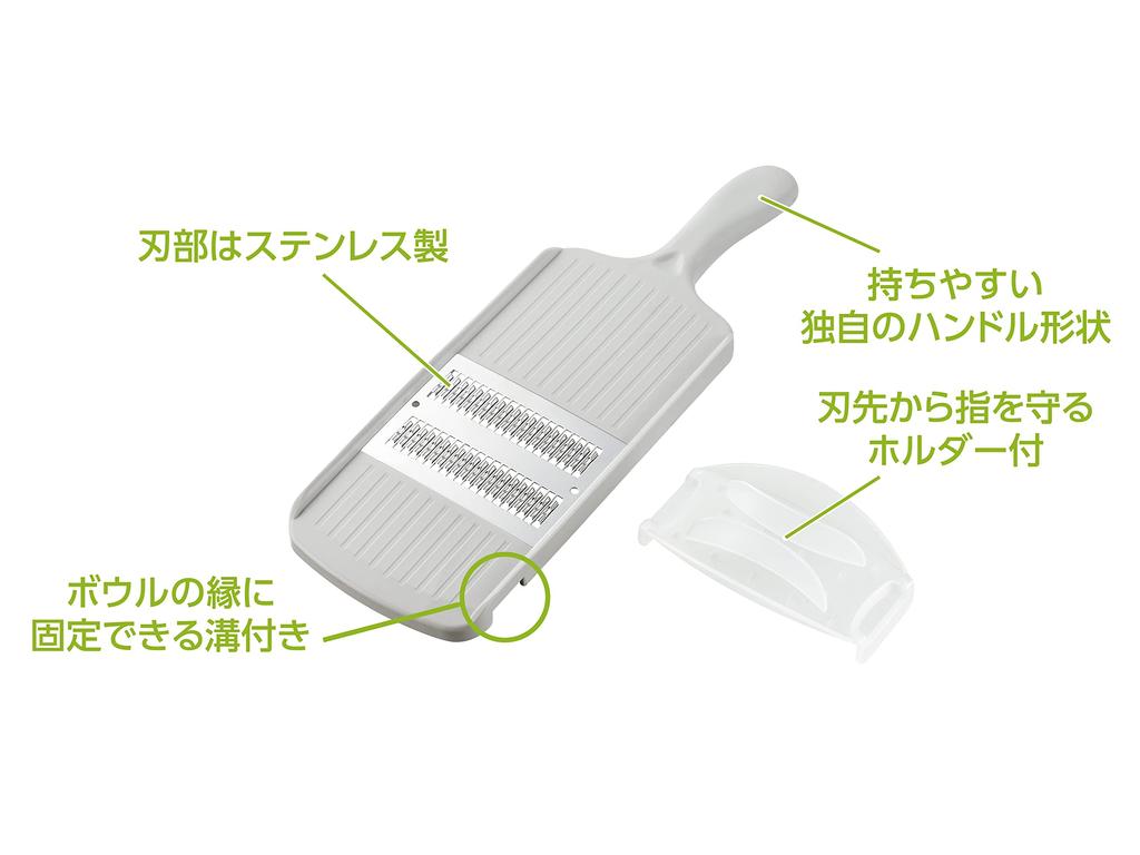 Takagi Kanesada Овощерезка из нержавеющей стали, тонкая шинковка, слайсер с держателем для защиты пальцев от тонкой нарезки, легко держать, сделано в TAKAGI Blade,