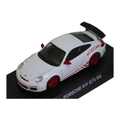 Коллекция миниатюрных автомобилей Kyosho Porsche 5 Circle K Sunkus Limited 1/64 911 GT3 RS (белый)