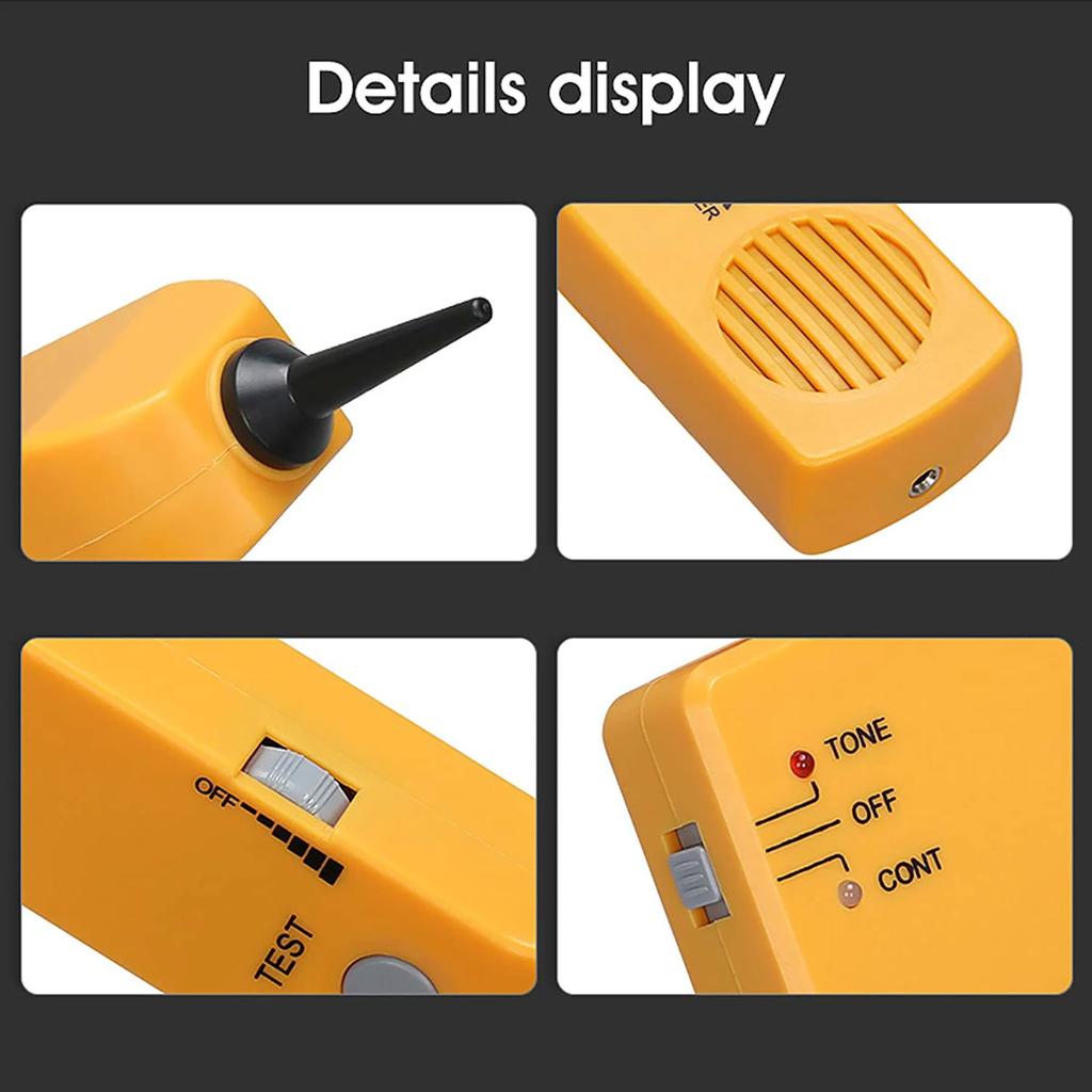 Multifunctional Network Telephone Line Cable Trackers Sensors Receiver Set Line Finder Detector Tool with Storage Bag