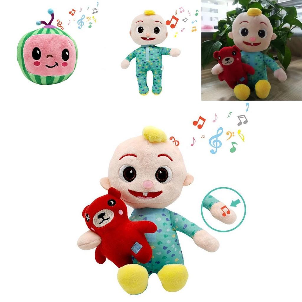 Adorable Kawaii Cocomelon Watermelon Music Toy With 8 English Songs And Plush Comfort