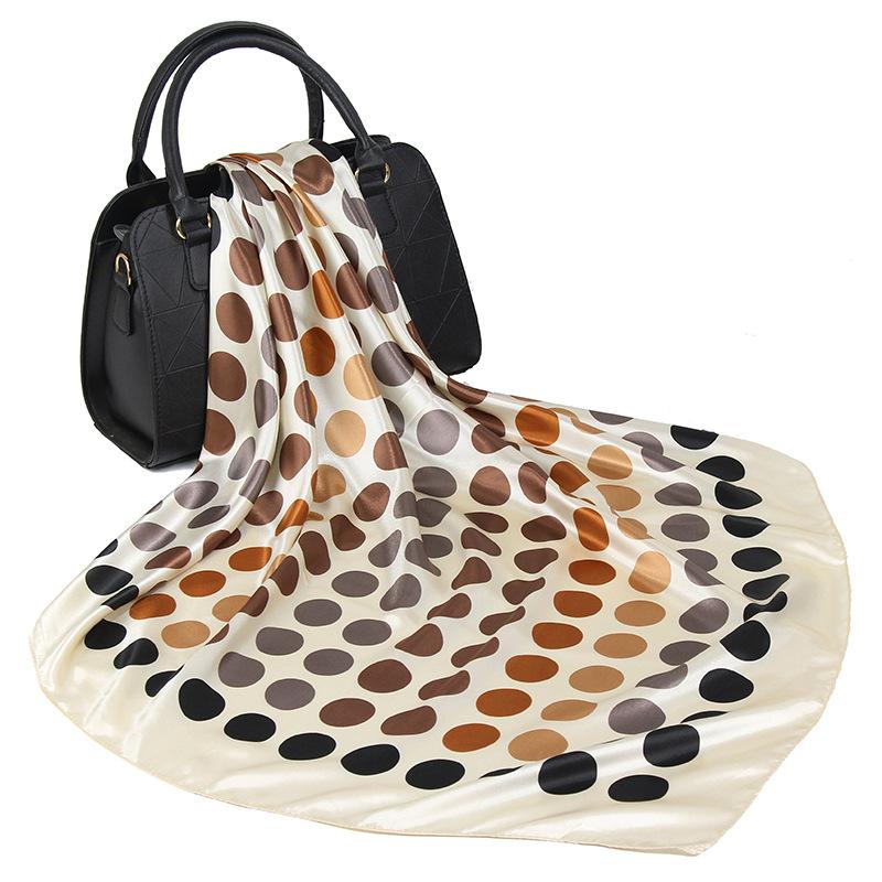 High-quality Luxurious Silk Scarves Headband Scarfs Neck Scarf For Women Chain Silk Scarf Women's Decorative Shawl