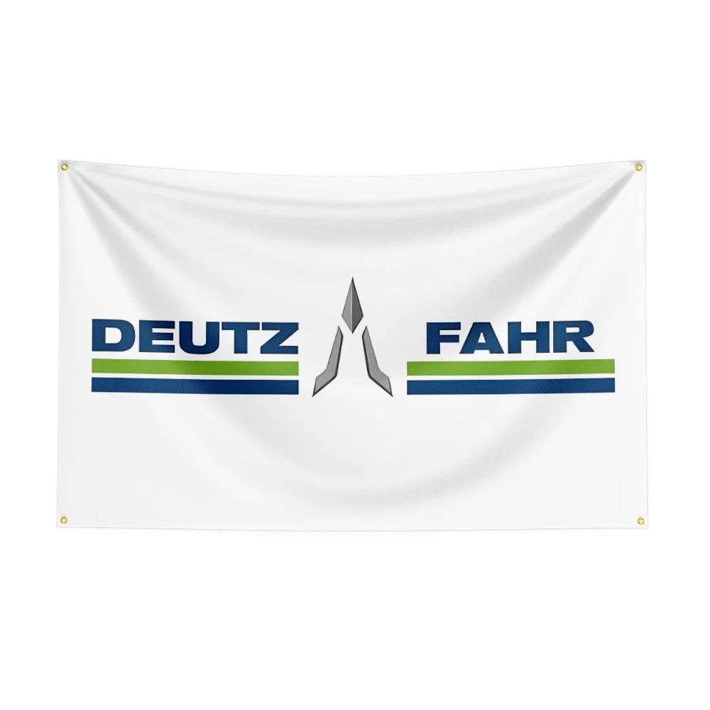 35 футов Флаг тракторов Deutz AGs Полиэстер Цифровая печать Инструментальная гобеленовая баннер-штора Для декора B