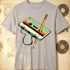 80s Cassette Tape Pencil 1980s Retro Vintage Throwback Music T-Shirt Unisex Clothing Vintage T Shirt Camisetas New 2026 Summer