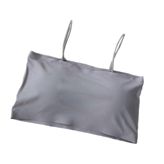 Bandeau Crop Beautify The Back Around The Chest Strap Thin Shoulder Strap Anti-light Underwear