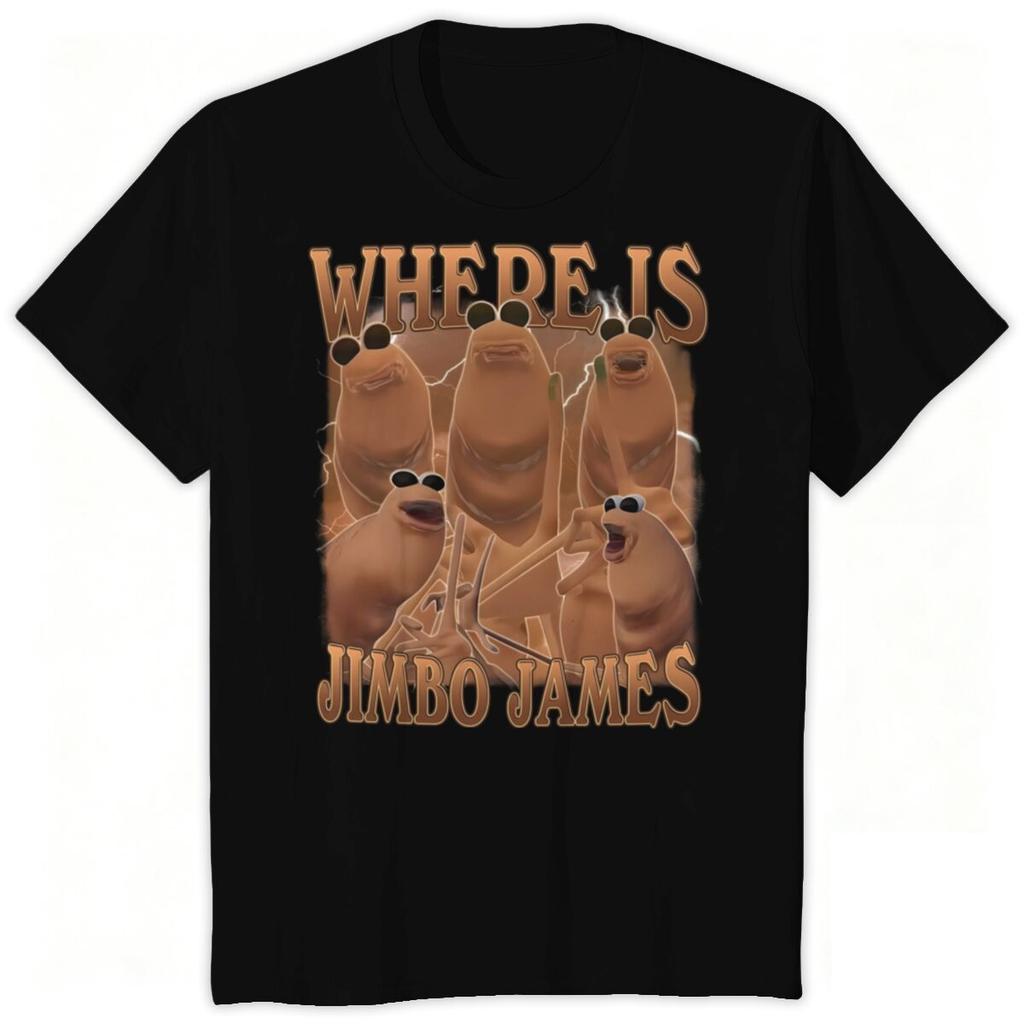 Забавная футболка с принтом червячка Маркуса в американском стиле, с короткими рукавами, свободного кроя, повседневная, топ для мужчин и женщин