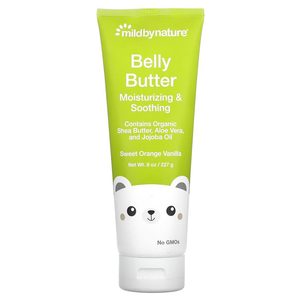 Mild By Nature Belly Butter, Vanilla Orange, 8 Oz (227 G)