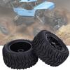 115mm 1 10 Remote Control RC Car Arrowhead Type Wheel Tire Replacement AccessoriesBlack