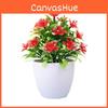 Simulation Japonica Causonis Plastic Fake Flowers Green Plants For Home Decor
