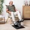 Kit Bundle Sport Fitness Pédalier + Tapis - Pédalier statique - Velora - Tapis antidérapant - Résistance réglable - Compteur LCD