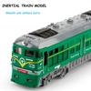 Имитация масштаба инерционной модели поезда миниатюрный игрушечный поезд автомобиль рельсовый транспорт игрушка детский подарок