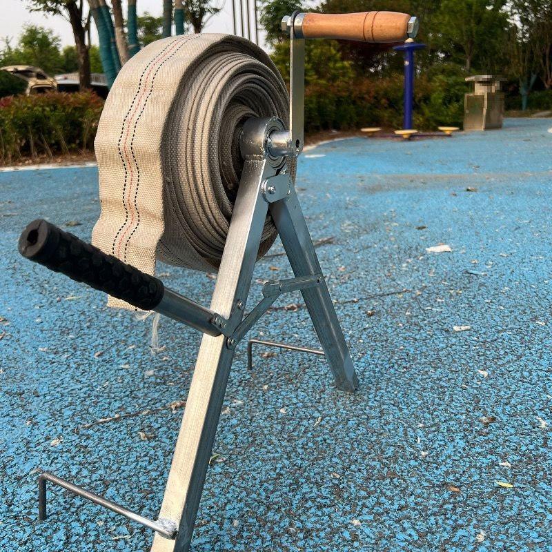 Портативная катушка для шланга Ручная намотчик пожарного водопроводного шланга Складная стойка для намотки Сельскохозяйственный ирригационный артефакт