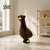 Healing Pet Themed Goose Outfit Animal Clothing for 23 Inch Porch Goose, Decorative Outfit, Creative Farmhouse Style Costume Yard And Garden, Seasonal