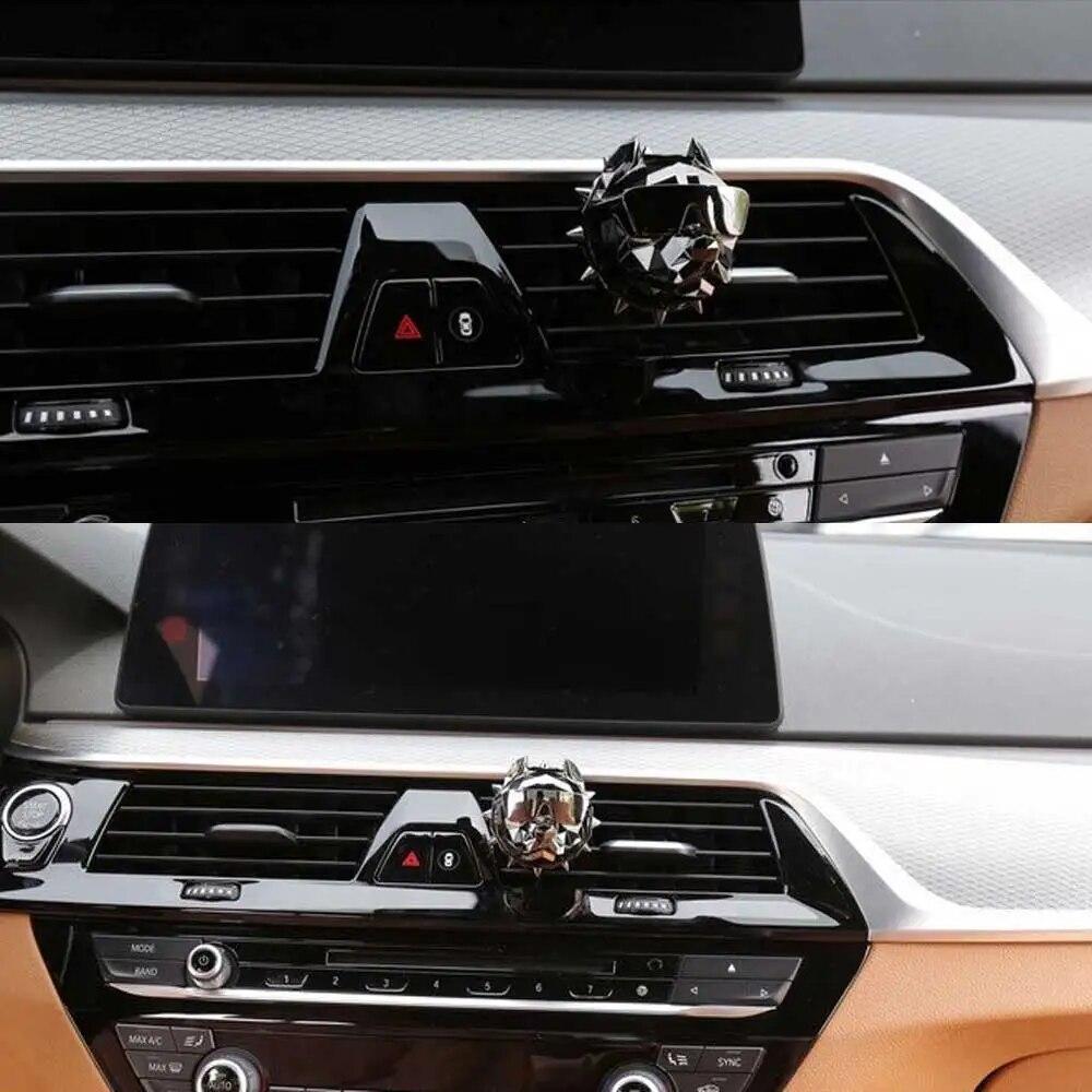 Высококачественный креативный аромат бульдога, автомобильный аромат, автомобильный автобус, духи, крутой автомобильный освежитель воздуха, украшение интерьера, духи