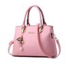 PU Crossbody Shoulder Tote with with Studs On the Perfect for School or Pink NICOLE&DORIS Women's Handbag, Leather, 2-Way, Waterproof, Lightweight,