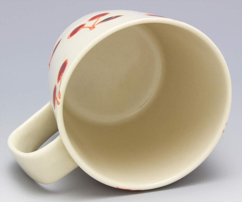 Hasami Ware Kikusho Kiln Fruit Mug, Cherry