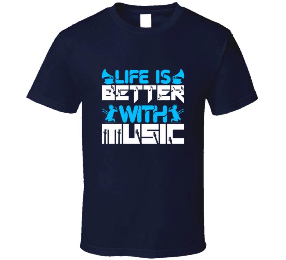 Life Is Better With Music - Cold Springs Designs Gift T Shirt Mens Kids Womens Boys girls children