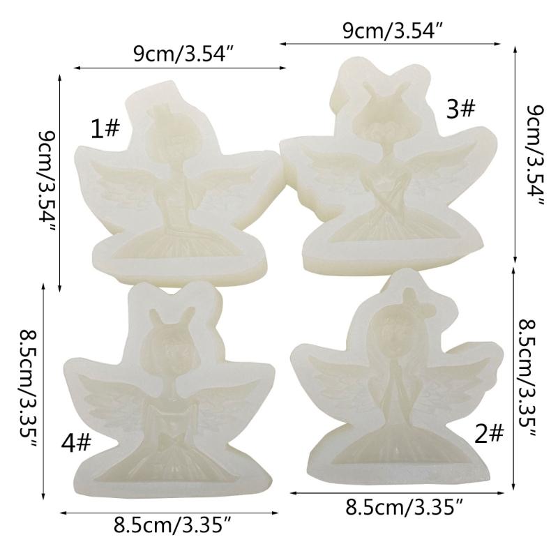 Форма для торта «Крыло ангела принцессы» Форма для торта из помадки Пищевая силиконовая форма Инструменты для выпечки Сахарная форма Форма для шоколадной помадки