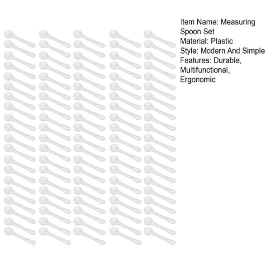 Набор мерных ложек Штабелируемые пластиковые мерные ложки для кофе, корма для домашних животных