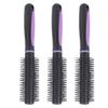 3PCS Round Hair Brush Slip Resistant Curling Roller Comb for Blow Drying Styling All Hair Types