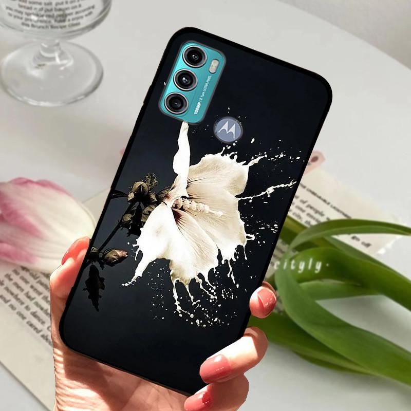 Чехол для Motorola Moto G60 Роскошный Ударопрочный Мягкий Силикон Черный Бампер Задняя Крышка Телефона Для Moto G40 Fusion G41 G31 G30 Fundas