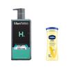 Набор лосьон для тела Vaseline Essential Healing и мужской гель для душа