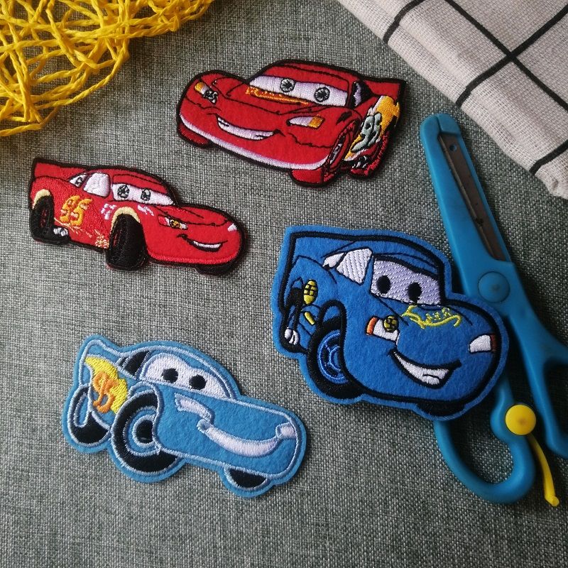 Тачки Pixar, глажка, гладильные и швейные нашивки, милые креативные украшения для одежды, мультяшные наклейки, праздничный подарок