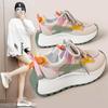 BN016-1 Women's Trendy Heightening Dad Shoes: Breathable, Thick-Sole, Colorful, Perfect for Summer and Autumn Travel