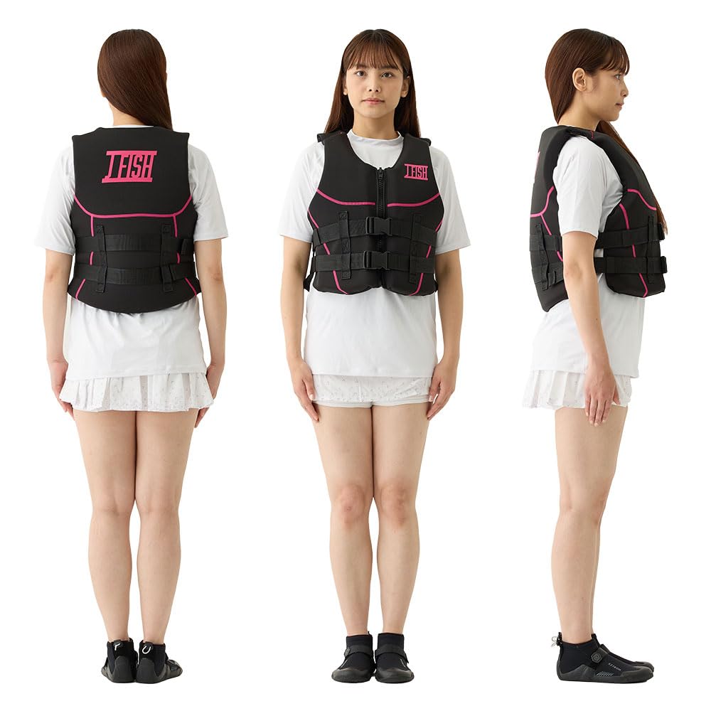 NEO Outdoor Life Vest Black X White J-FISH L-XL JOV-40236