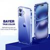 Ударопрочный Гибридный Чехол Для iPhone 16 Pro Max Plus Mini Тонкий Кристально Прозрачный Жесткий Задний Чехол Силиконовая Оболочка Ультратонкий Роскошный