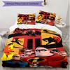 3pcs Duvet Cover Set (1*Duvet Cover + 2*Pillowcase, Without Core), Incredibles Print Soft All‑Season Bedding Set, Home Bedroom Decor Gift