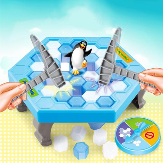 Save Penguin Ice Block Breaker Trap Toys Funny Parent Children Kids Table Game