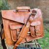 Handmade Leather Messenger Cross-Body Laptop Bag Office Handbag Briefcase Rustic Vintage Messenger Bag for Men Women