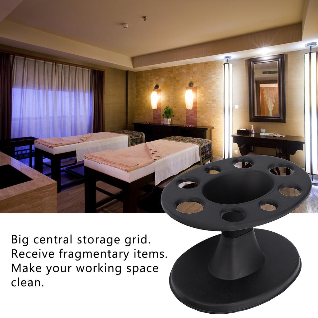 Профессиональная подставка для хранения расчесок для салона, держатель с несколькими слотами, зажимы, держатель для парикмахерских инструментов, органайзер, стойка