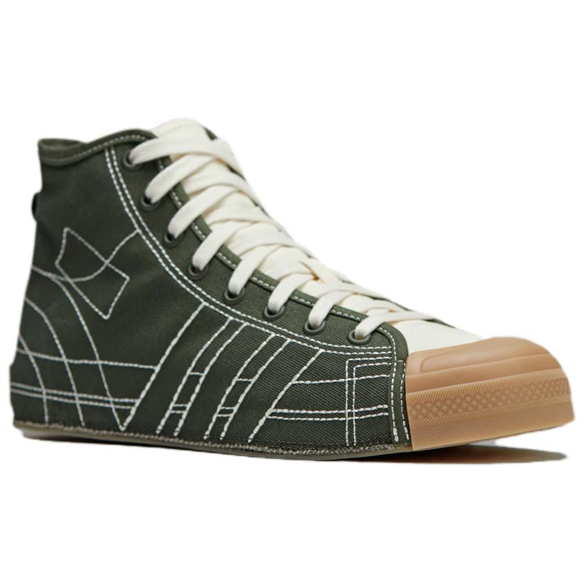 adidas Y 3 Nizza Hi Night Cargo Белые Кроссовки с Кремовой Подошвой JH8919