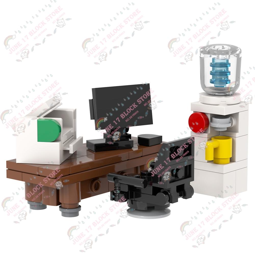 MOC Серия Город Домашний Стол Совместимые Игровые Столы Строительный Блок Подарок Другу Обучающие Игрушки Для Детей Взрослый Собранные Кирпичики