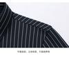 Langdeng Men's Striped Modal Casual Long-Sleeved Cardigan T-Shirt