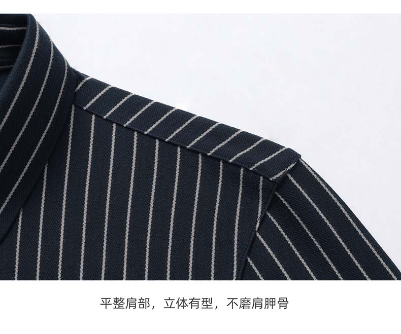 Langdeng Men's Striped Modal Casual Long-Sleeved Cardigan T-Shirt